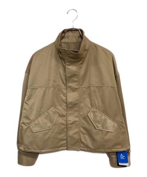 SIMPLICITE（シンプリシテ）SIMPLICITE (シンプリシテ) スタンドショートブルゾン ベージュ サイズ:F 未使用品の古着・服飾アイテム