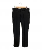WACKO MARIAワコマリア）の古着「ノープリーツ トラウザーズ」｜ブラック