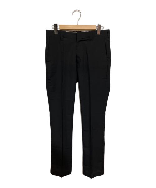 WACKO MARIA（ワコマリア）WACKO MARIA (ワコマリア) ノープリーツ トラウザーズ ブラック サイズ:SIZE Sの古着・服飾アイテム