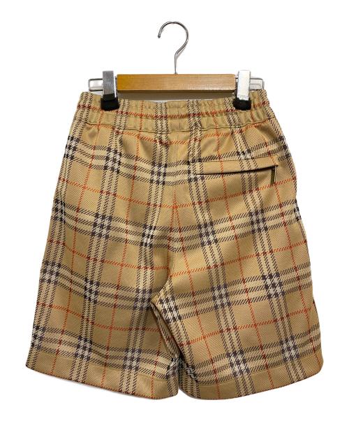 BURBERRY（バーバリー）BURBERRY (バーバリー) チェックジャージーショーツ ブラウン サイズ:SIZE XSの古着・服飾アイテム