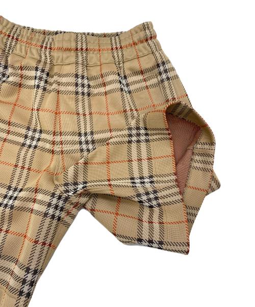 BURBERRY（バーバリー）BURBERRY (バーバリー) チェックジャージーショーツ ブラウン サイズ:SIZE XSの古着・服飾アイテム