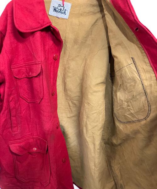 WOOLRICH（ウールリッチ）WOOLRICH (ウールリッチ) 60-70'sウールハンティングジャケット レッド サイズ:48の古着・服飾アイテム