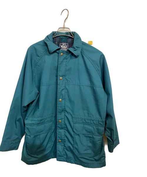 WOOLRICH（ウールリッチ）WOOLRICH (ウールリッチ) 80's裏ブランケットジャケット ブルー サイズ:Lの古着・服飾アイテム