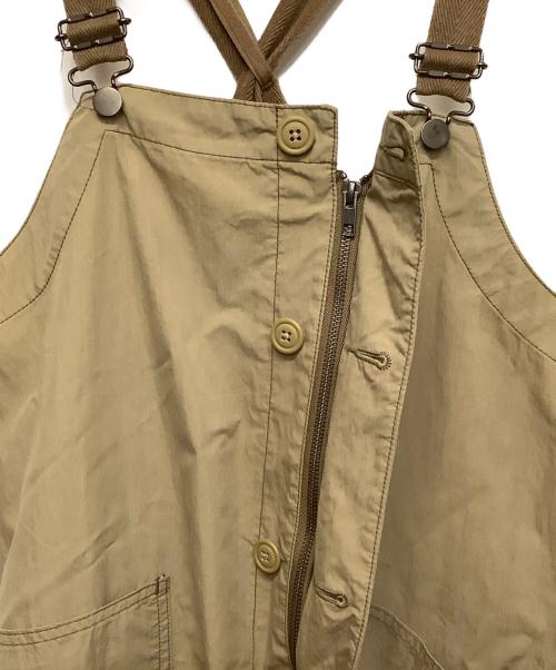 BEAMS BOY（ビームスボーイ）BEAMS BOY (ビームスボーイ) タイプライター ミリタリー オーバーオール ベージュ サイズ:SIZE Freeの古着・服飾アイテム