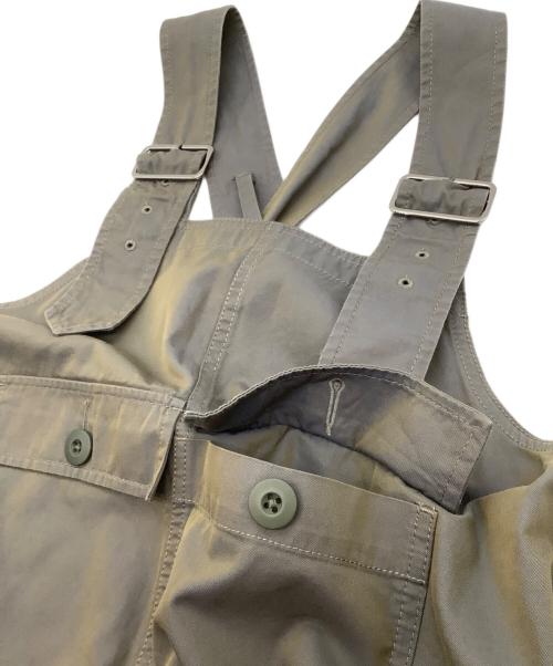 BEAMS BOY（ビームスボーイ）BEAMS BOY (ビームスボーイ) シャンブレー ユーロミリタリーオーバーオール グレー サイズ:SIZE Freeの古着・服飾アイテム