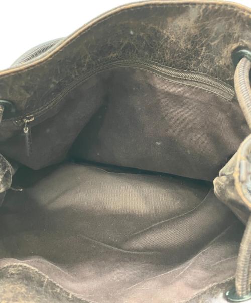 GUCCI（グッチ）GUCCI (グッチ) キャンバスバッグ ブラウンの古着・服飾アイテム