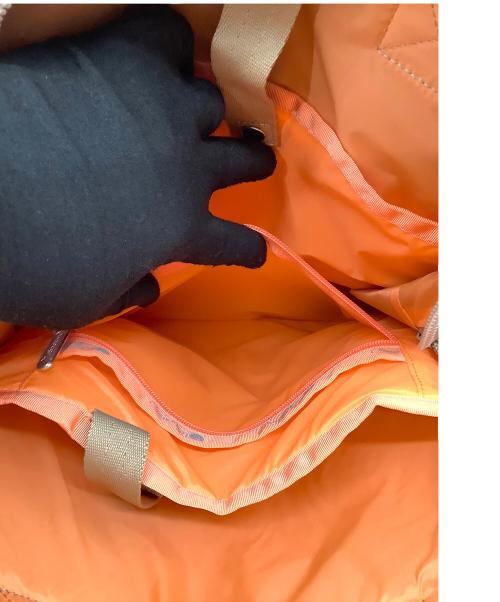 LeSportsac（レスポートサック）LeSportsac (レスポートサック) ひとりっぷ (ヒトリップ) リュック ゴールドの古着・服飾アイテム