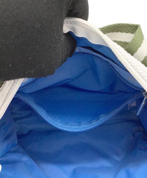 LeSportsac（レスポートサック）LeSportsac (レスポートサック) ミニダッフルクロスボディバッグ グリーン×ホワイトの古着・服飾アイテム