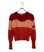 Vivienne Westwood RED LABELヴィヴィアンウエストウッドレッドレーベル）の古着「厚手ニット」｜レッド×ピンク