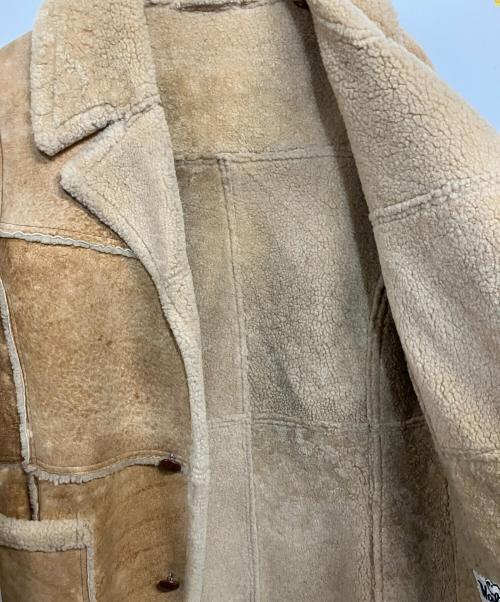 WOOLRICH（ウールリッチ）WOOLRICH (ウールリッチ) ヴィンテージムートンコート ベージュ サイズ:40の古着・服飾アイテム
