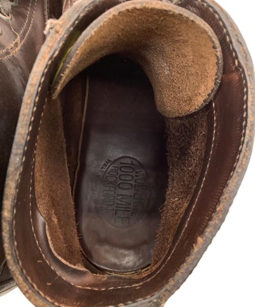 wolverine 1000mile（ウルヴァリン1000マイル）wolverine 1000mile (ウルヴァリン1000マイル) ブーツ ブラウン サイズ:SIZE 8 1/2の古着・服飾アイテム
