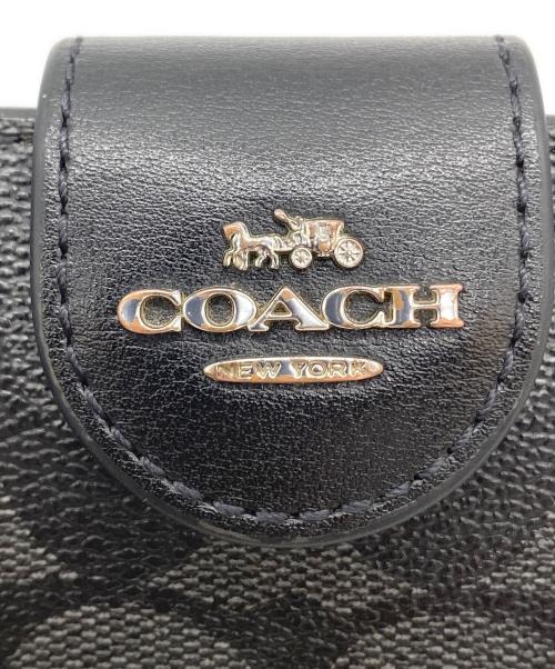 COACH（コーチ）COACH (コーチ) 2つ折り財布 ブラックの古着・服飾アイテム