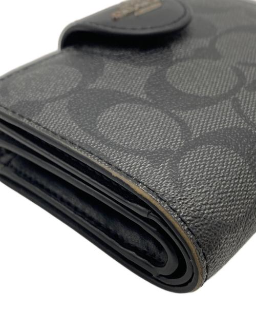 COACH（コーチ）COACH (コーチ) 2つ折り財布 ブラックの古着・服飾アイテム