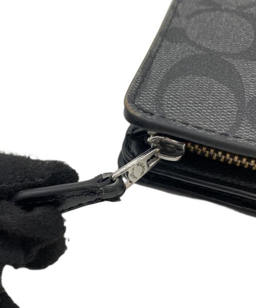 COACH（コーチ）COACH (コーチ) 2つ折り財布 ブラックの古着・服飾アイテム