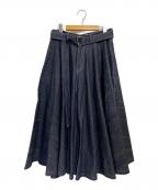 foufouフーフー）の古着「super flare denim skirt」｜インディゴ