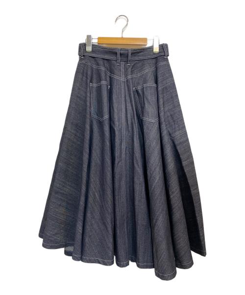 foufou（フーフー）foufou (フーフー) super flare denim skirt インディゴ サイズ:SIZE 1の古着・服飾アイテム