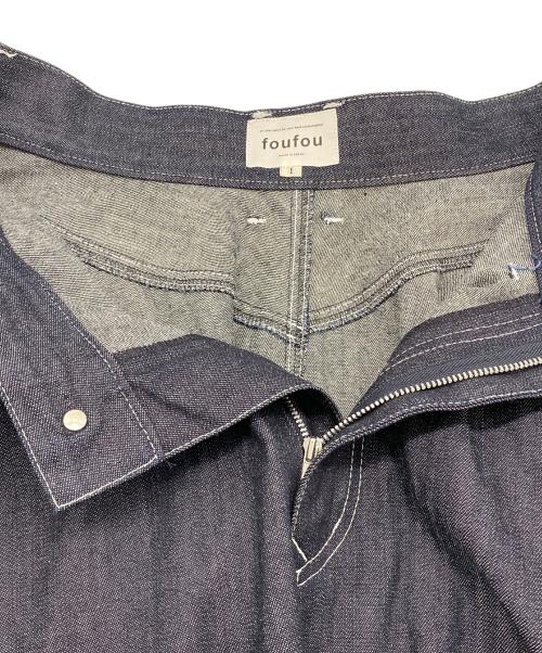 foufou（フーフー）foufou (フーフー) super flare denim skirt インディゴ サイズ:SIZE 1の古着・服飾アイテム
