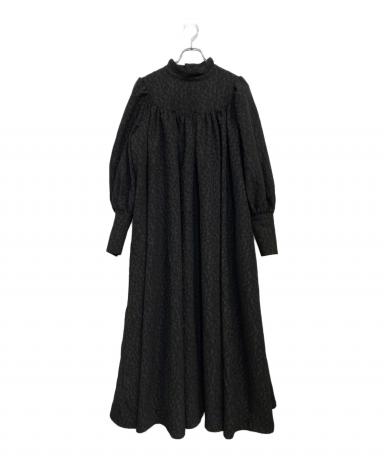 中古・古着通販】foufou (フーフー) 長袖ワンピース ブラウン サイズ