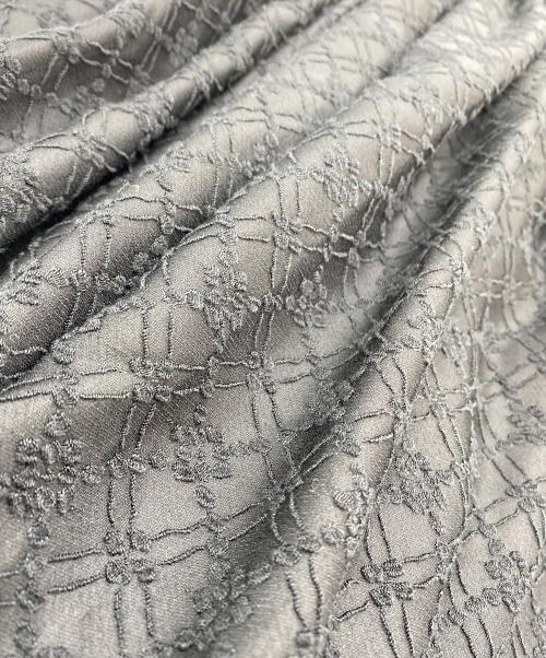 foufou（フーフー ザドレス）foufou (フーフー) 2023 pokopoko jacquard volume one piece ブラック サイズ:SIZE 0 未使用品の古着・服飾アイテム