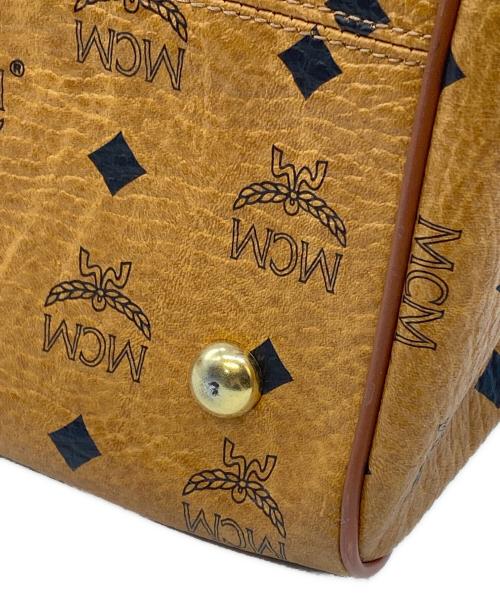 MCM（エムシーエム）MCM (エムシーエム) ミニボストンバッグ ブラウンの古着・服飾アイテム