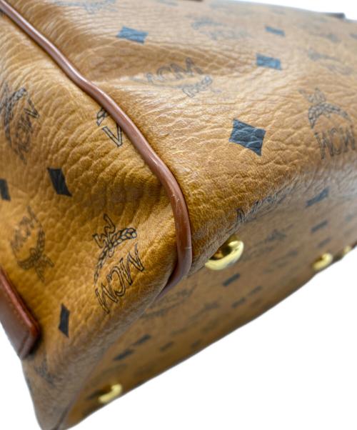 MCM（エムシーエム）MCM (エムシーエム) ミニボストンバッグ ブラウンの古着・服飾アイテム