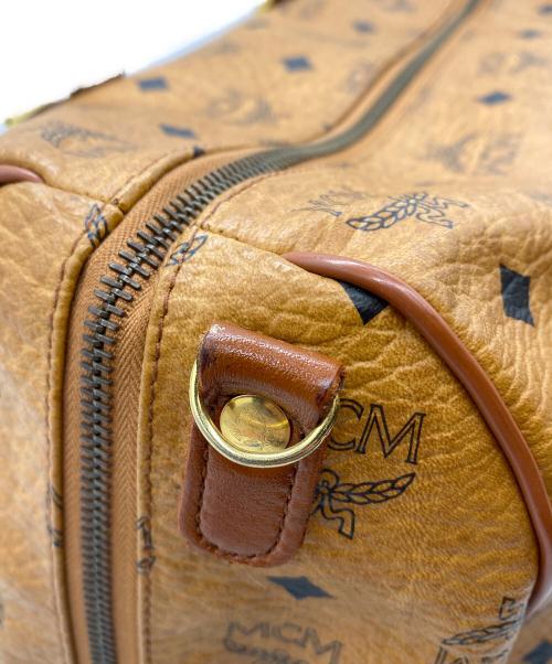 MCM（エムシーエム）MCM (エムシーエム) ミニボストンバッグ ブラウンの古着・服飾アイテム