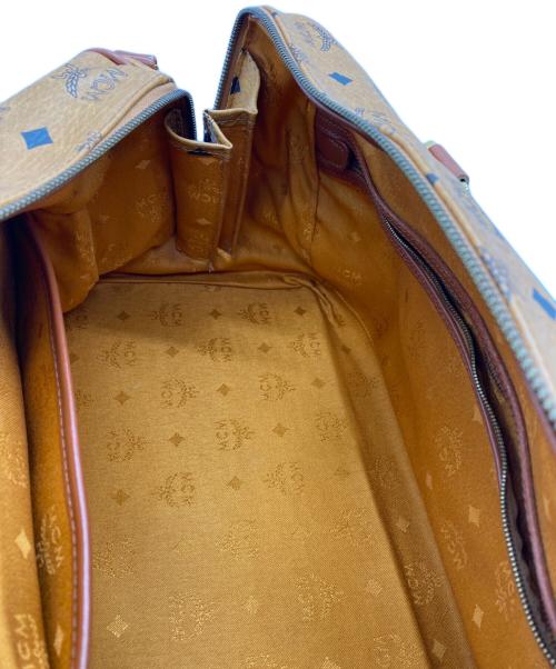 MCM（エムシーエム）MCM (エムシーエム) ミニボストンバッグ ブラウンの古着・服飾アイテム