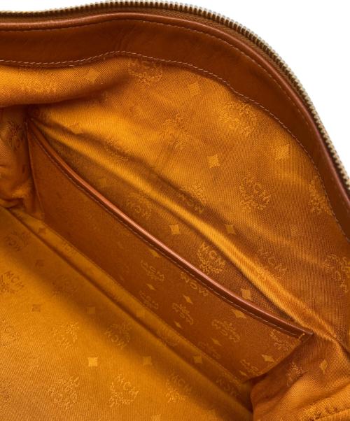 MCM（エムシーエム）MCM (エムシーエム) ミニボストンバッグ ブラウンの古着・服飾アイテム