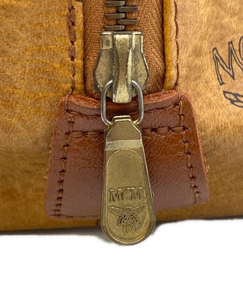 MCM（エムシーエム）MCM (エムシーエム) ミニボストンバッグ ブラウンの古着・服飾アイテム