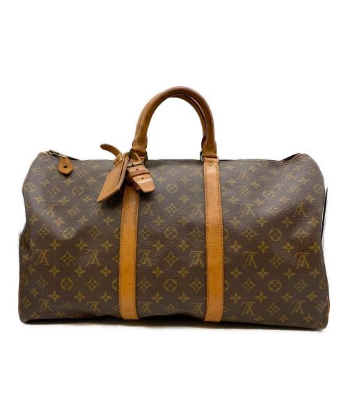 LOUIS VUITTON（ルイ ヴィトン）LOUIS VUITTON (ルイ ヴィトン) トラベルバッグ ブラウンの古着・服飾アイテム