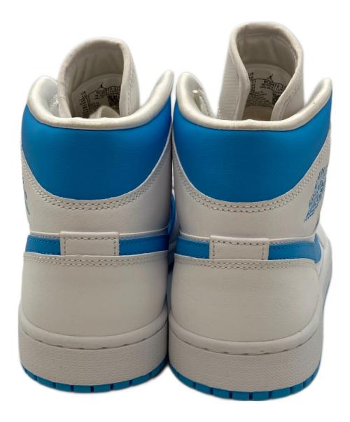 NIKE（ナイキ）NIKE (ナイキ) Women's Air Jordan 1 Mid ブルー×ホワイト サイズ:27㎝の古着・服飾アイテム