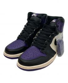 NIKE（ナイキ）の古着「AIR JORDAN1 RETRO HIGH OG」｜パープル×ブラック