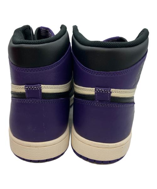 NIKE（ナイキ）NIKE (ナイキ) AIR JORDAN1 RETRO HIGH OG パープル×ブラック サイズ:28.5㎝の古着・服飾アイテム