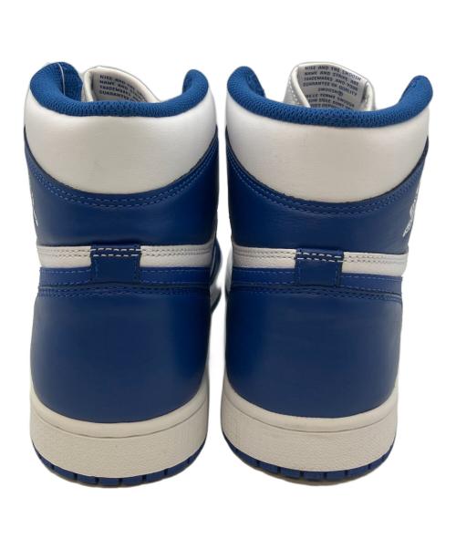 NIKE（ナイキ）NIKE (ナイキ) AIR JORDAN1 RETRO HIGH ホワイト×ブルー サイズ:28㎝の古着・服飾アイテム