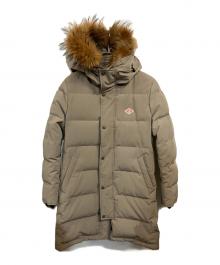 DANTON（ダントン）の古着「ダウンコート」｜ベージュ