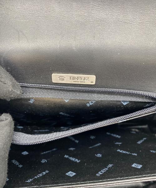 印傳屋（インデンヤ）印傳屋 (インデンヤ) ハンドバッグ ブラックの古着・服飾アイテム