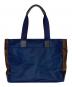 PAUL SMITH (ポールスミス) トートバッグ ネイビー×ブラウン：7000円