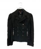 DIESELディーゼル）の古着「ダブルブレストジャケット」｜ブラック
