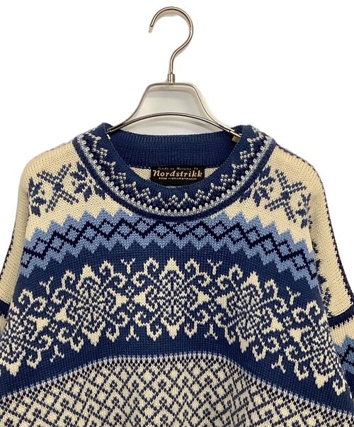 nordstrikk（ノードストリック）nordstrikk (ノードストリック) 厚手ニット ブルー サイズ:SIZE 3L (EUR XL)の古着・服飾アイテム