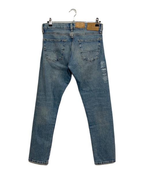 POLO RALPH LAUREN（ポロ・ラルフローレン）POLO RALPH LAUREN (ポロ・ラルフローレン) Sullivan スリムストレッチジーンズ ブルー サイズ:SIZE 76cm (W30) 未使用品の古着・服飾アイテム