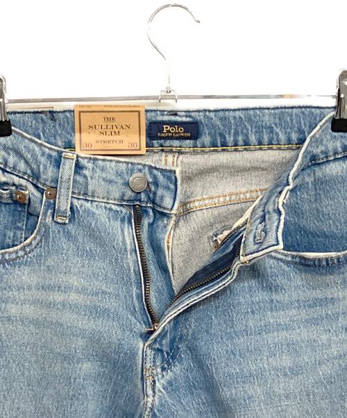POLO RALPH LAUREN（ポロ・ラルフローレン）POLO RALPH LAUREN (ポロ・ラルフローレン) Sullivan スリムストレッチジーンズ ブルー サイズ:SIZE 76cm (W30) 未使用品の古着・服飾アイテム