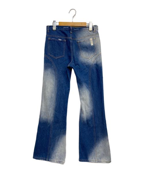 Knuth Marf（クヌースマーフ）Knuth Marf (クヌースマーフ) ベルボトム デニムパンツ (ウシ) インディゴ サイズ:SIZE Sの古着・服飾アイテム