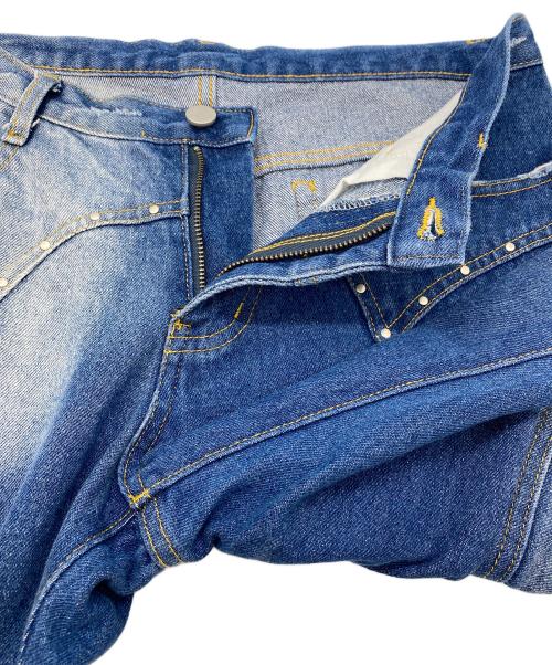 Knuth Marf（クヌースマーフ）Knuth Marf (クヌースマーフ) ベルボトム デニムパンツ (ウシ) インディゴ サイズ:SIZE Sの古着・服飾アイテム