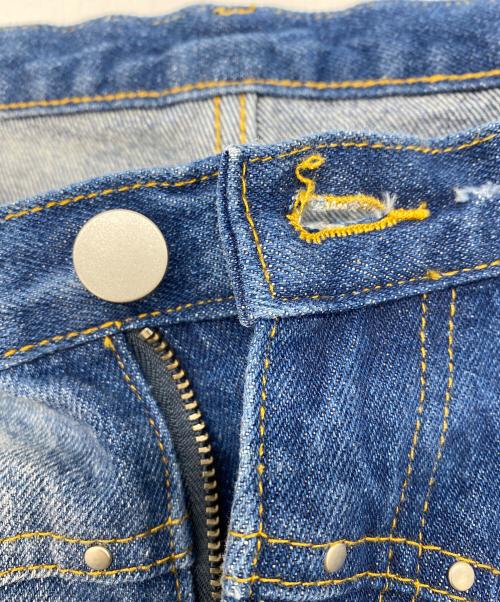 Knuth Marf（クヌースマーフ）Knuth Marf (クヌースマーフ) ベルボトム デニムパンツ (ウシ) インディゴ サイズ:SIZE Sの古着・服飾アイテム