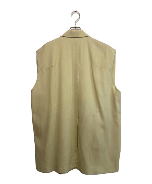 Ujoh（ウジョー）Ujoh (ウジョー) STUDIOUS (ステュディオス) スリットベスト ベージュ サイズ:SIZE 2の古着・服飾アイテム
