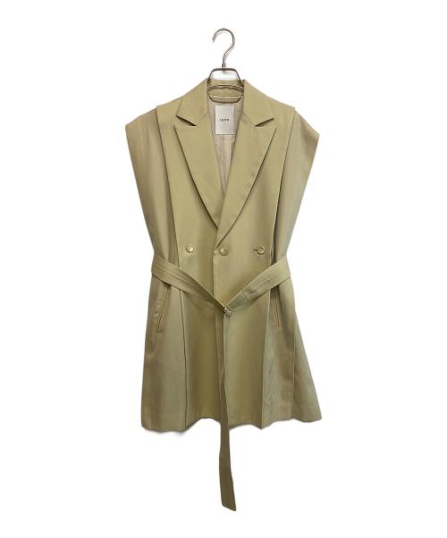 Ujoh（ウジョー）Ujoh (ウジョー) STUDIOUS (ステュディオス) スリットベスト ベージュ サイズ:SIZE 2の古着・服飾アイテム