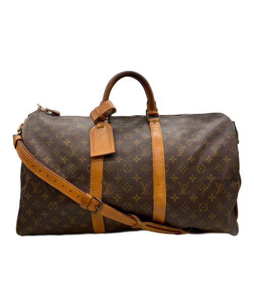 LOUIS VUITTON（ルイ ヴィトン）LOUIS VUITTON (ルイ ヴィトン) キーポル・バンドリエール50 ブラウンの古着・服飾アイテム