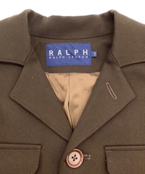 RALPH LAUREN（ラルフローレン）RALPH LAUREN (ラルフローレン) ヴィンテージサファリジャケット ブラウン サイズ:SIZE 7の古着・服飾アイテム