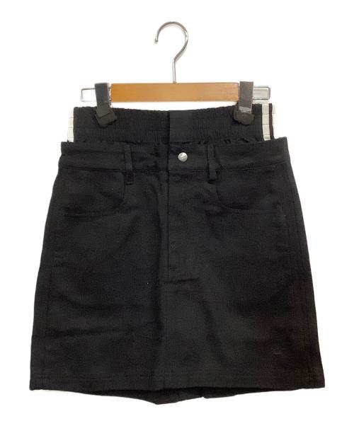 adidas Originals（アディダスオリジナル）adidas Originals (アディダスオリジナル) FIREBIRD UTILITY MINI SKIRT ブラック サイズ:SIZE UK8/JP4 (S) 未使用品の古着・服飾アイテム