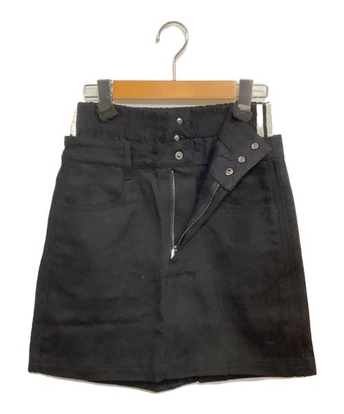 adidas Originals（アディダスオリジナル）adidas Originals (アディダスオリジナル) FIREBIRD UTILITY MINI SKIRT ブラック サイズ:SIZE UK8/JP4 (S) 未使用品の古着・服飾アイテム